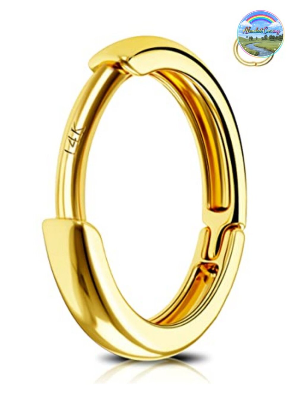 14K Gold Tiny Huggie Hoop Earrings 6-12mm Hypoallergenic Sleeper Hoops Solid